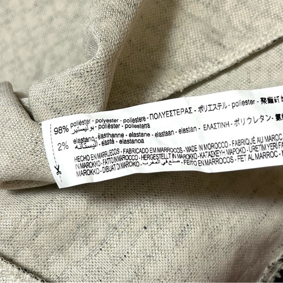 NWT ZARA 90s Leopard Cheetah Knit High Waist A-Line Skater Circle Mini‎ Skirt S - Picture 7 of 7